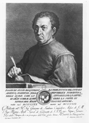 Porträt von Poggio Bracciolini, 1769